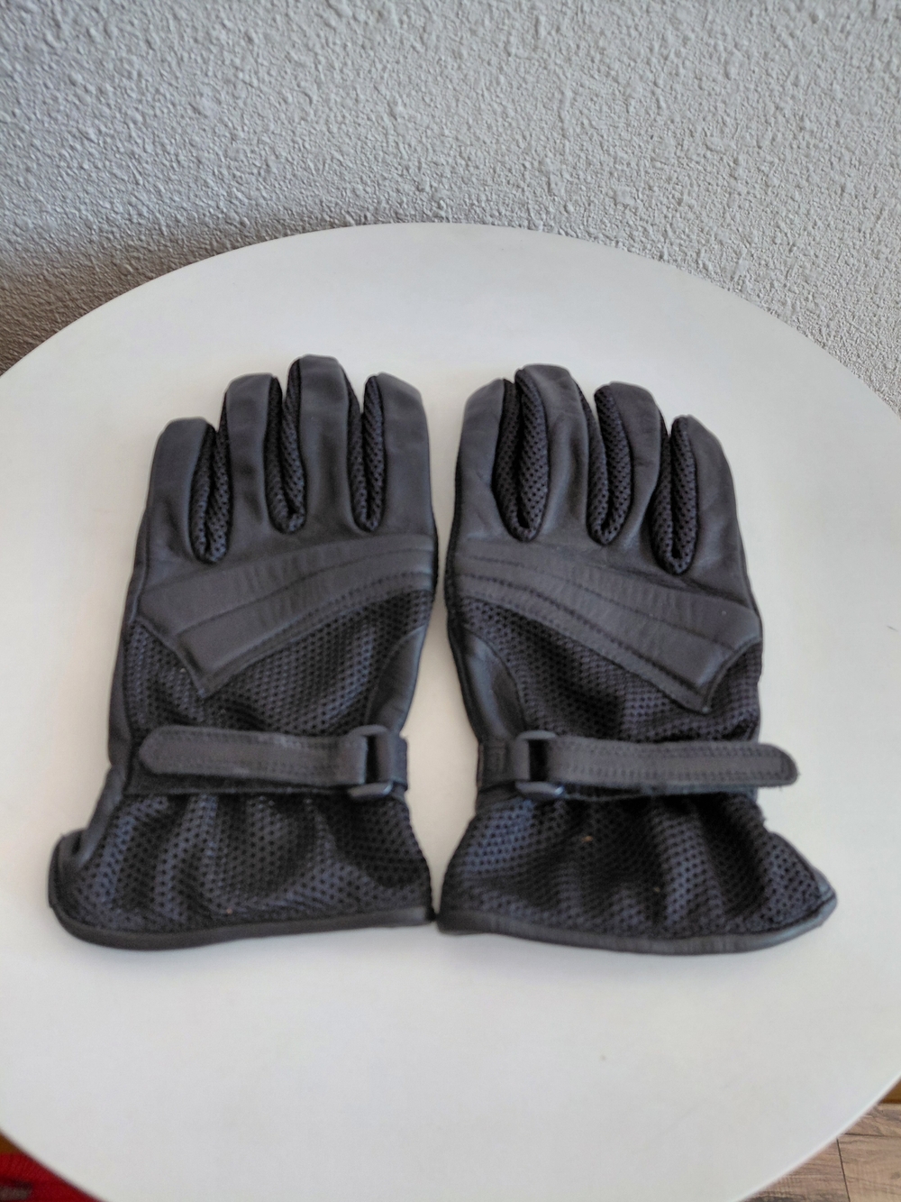 Men's Tourmaster Gloves Gel Cruiser Black Leather 